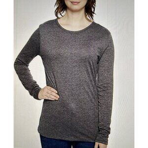 4Ward Clothing Reversible Scoop Long Sleeve Jersey Top Charcoal Size XS